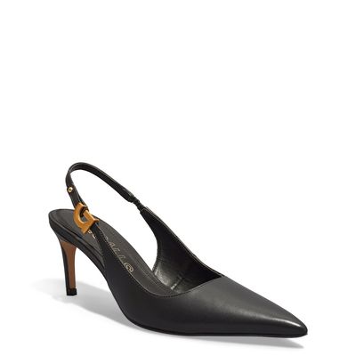 Scarpin Vegetal Preto