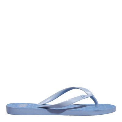 Chinelo Borracha Azul Estampa Seta