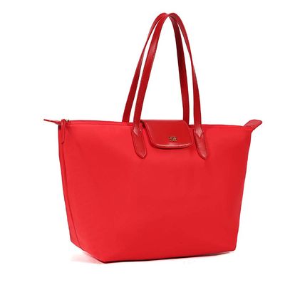 Bolsa Shopper Média Nylon Vermelho