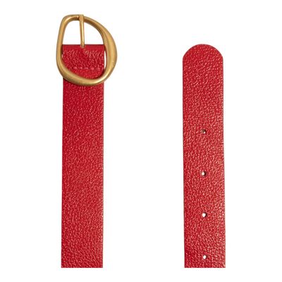 Cinto Couro Floater Vermelho