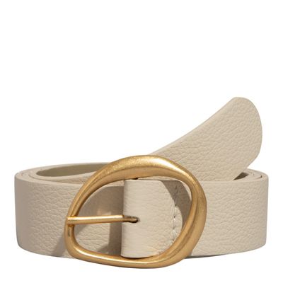Cinto Couro Floater Off White