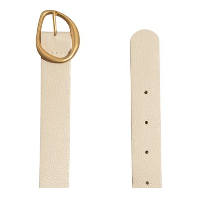 Cinto Couro Floater Off White
