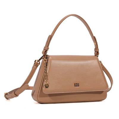 Bolsa Baguete Pu Pequena Bege