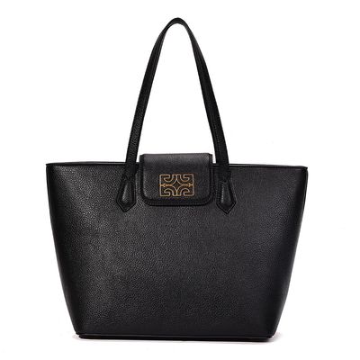 Bolsa Shopper Grande Pu Preta Monograma