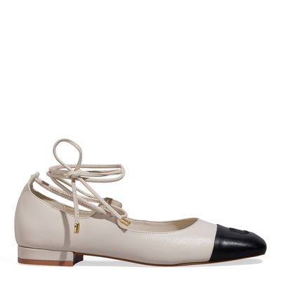 Sapatilha Amarração Soft Vegetal Off White