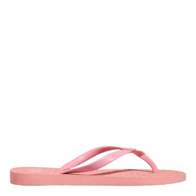 Chinelo Borracha Rosa Estampa Seta
