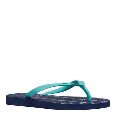 Chinelo Borracha Azul Monograma