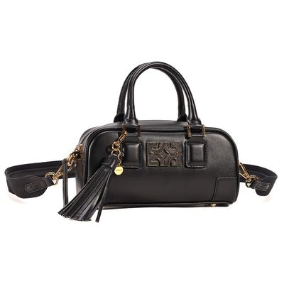 Bolsa Pequena Pu Preto Transversal