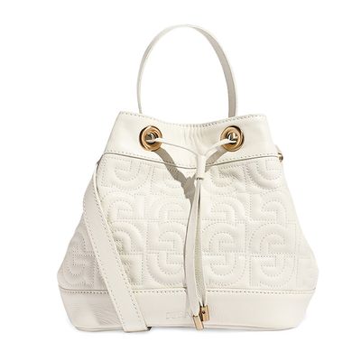 Bolsa bucket couro matelassê