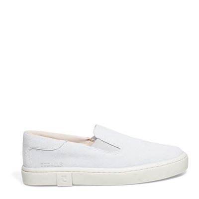 Tênis Slip On Acamurçado Creme