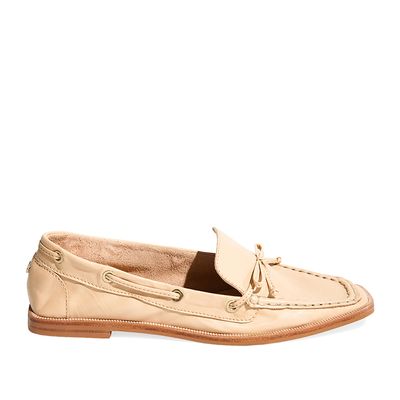 Mocassim soft natural laço