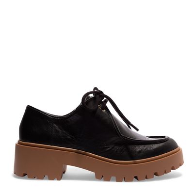 Mocassim couro preto