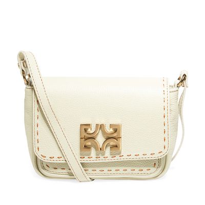 Bolsa tiracolo p couro floater creme