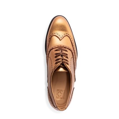 Oxford couro metalizado new bronze