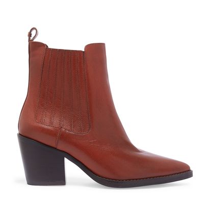Bota western recortes soft telha