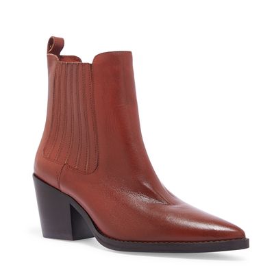 Bota western recortes soft telha