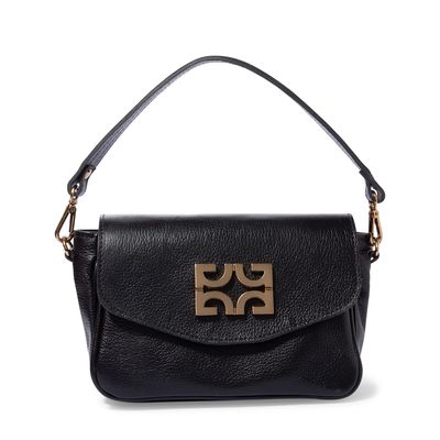 Bolsa tiracolo couro floater preto