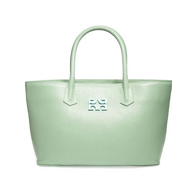 Bolsa tote g couro floater verde nevoa