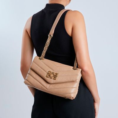 Bolsa Tiracolo Matelassê Couro Natural