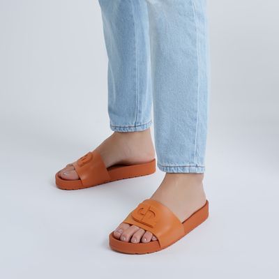 Slide laranja queimado