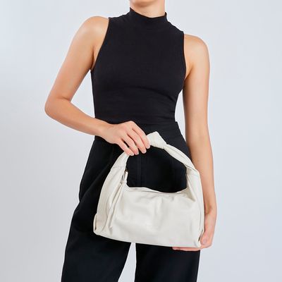 Bolsa clutch couro veneza