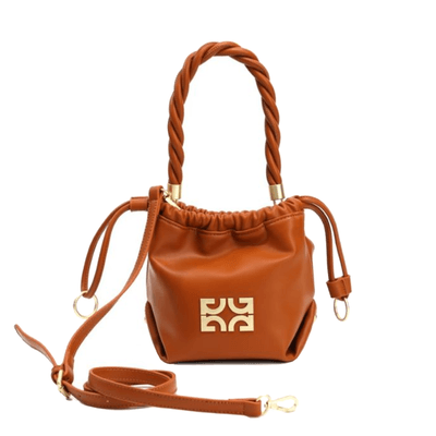 Bolsa Bucket Caramelo