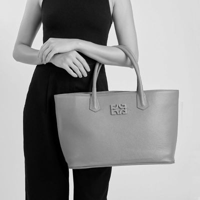 Bolsa tote g couro floater verde nevoa