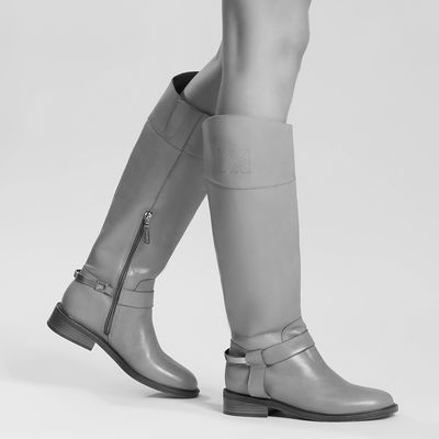 Bota montaria cano longo atanado preto