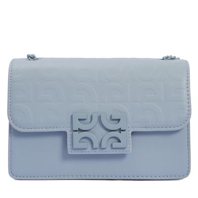 Bolsa Tiracolo Alça Corrente Azul