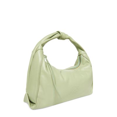 Bolsa clutch couro veneto sépia
