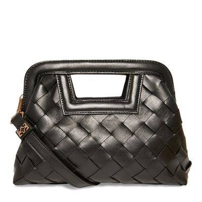 Bolsa Couro Tressê Preto
