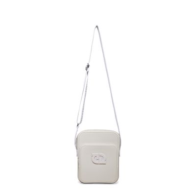 Bolsa Tiracolo Borracha Off White