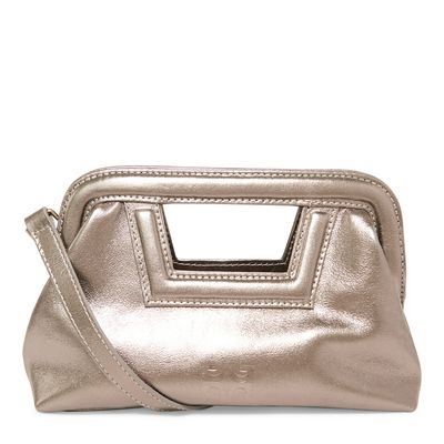 Bolsa Tiracolo Couro Cristal Ônix