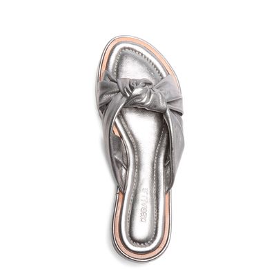 Flatform couro cristal onix