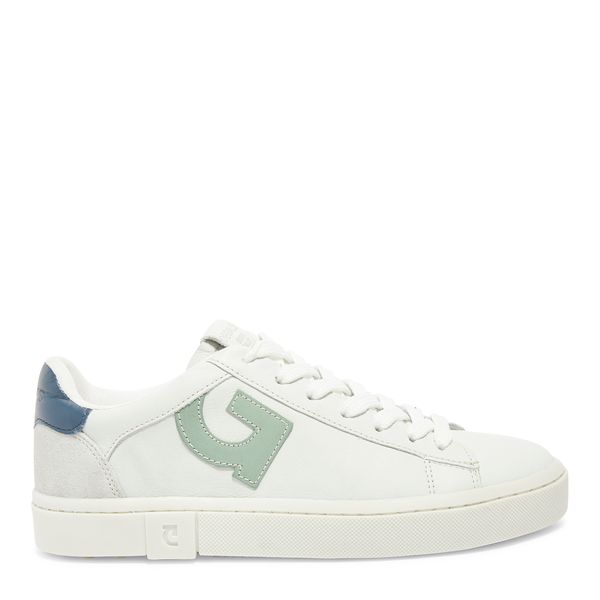 Tênis Couro Off White Seta Verde