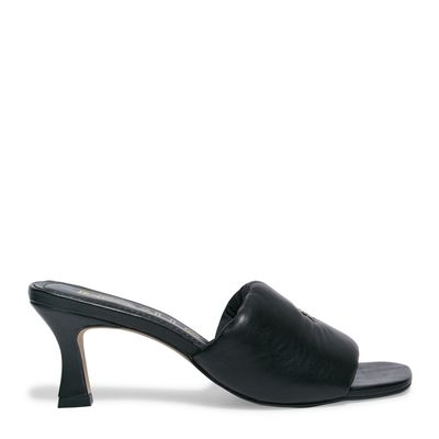 Sandália Mule Couro Preto