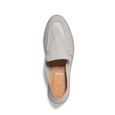 Mocassim Couro Creme