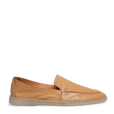 Mocassim Couro Caramelo