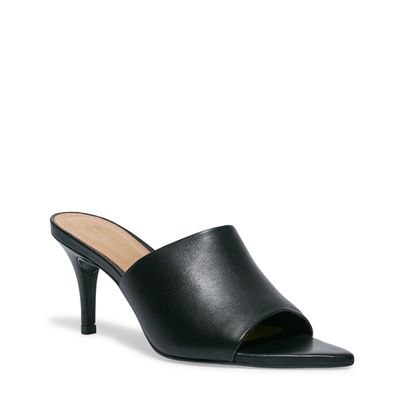 Sandália Mule Couro Preto