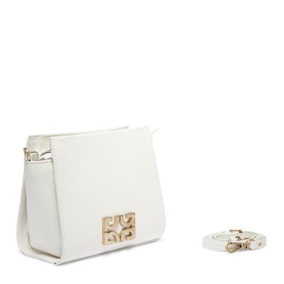 Bolsa Tiracolo Couro Floater Creme