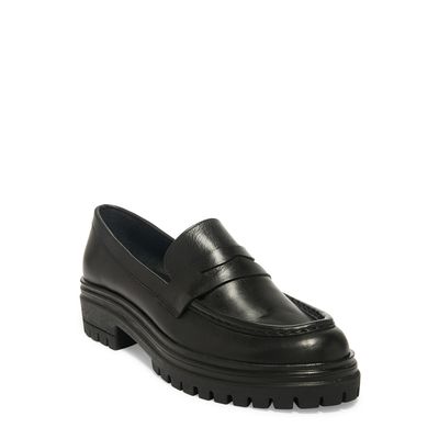 Mocassim tratorado couro preto