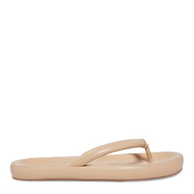 Flatform Tiras Couro Natural