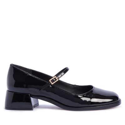 Scarpin Boneca Verniz Preto