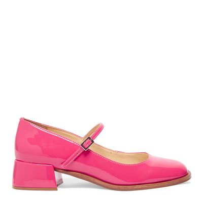 Scarpin Boneca Verniz Rosa Magenta