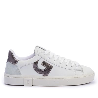 Tênis Couro Off White Seta Chumbo