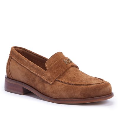 Mocassim Bico Redondo Camurção Bourbon