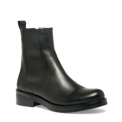 Bota Chelsea Couro Preto