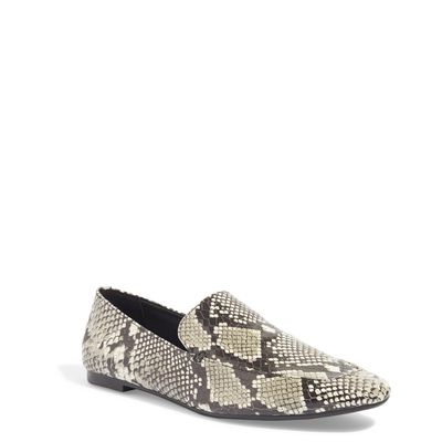 Mocassim Animal Print Bico Redondo