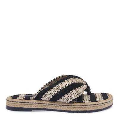 Flatform Tramado Natural Preto