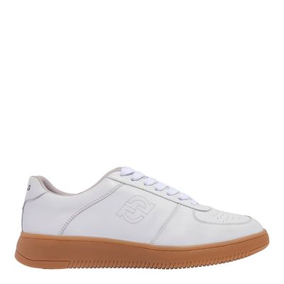 Tênis Masculino Setas Couro Branco